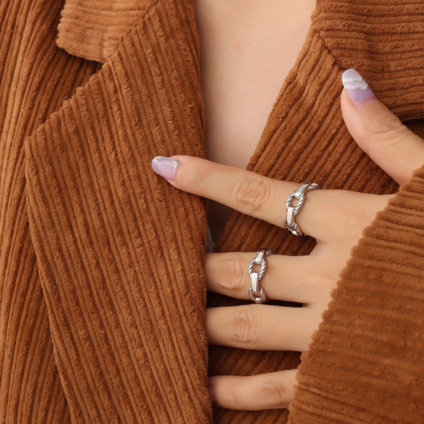 Bague Chaîne