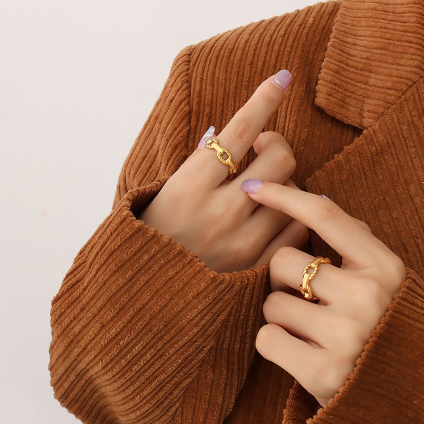 Bague Chaîne