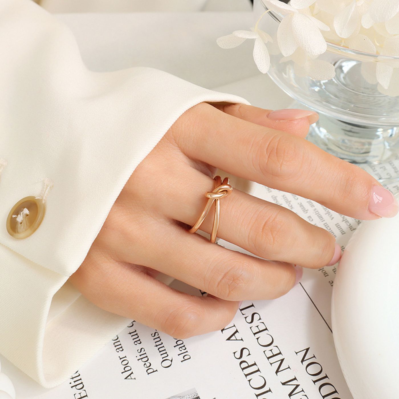 Bague Double Torsade