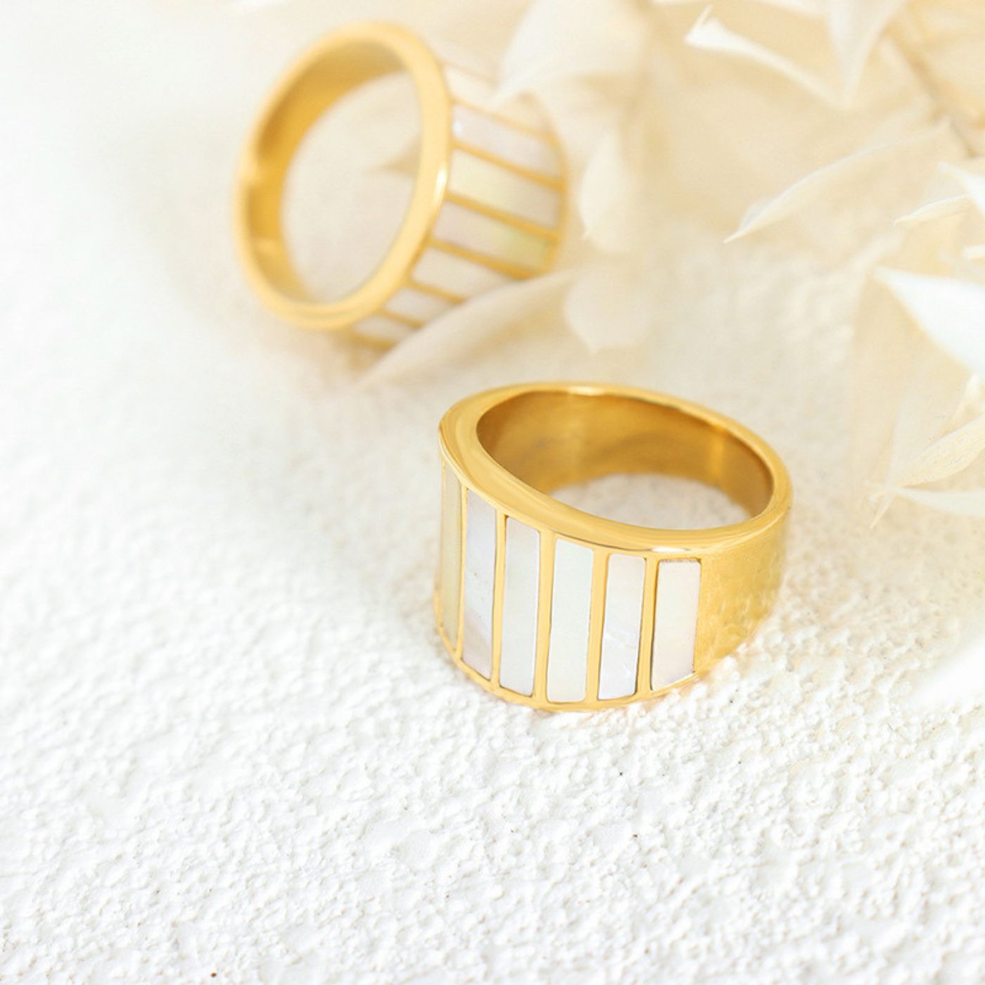 Bague Voile Nacré