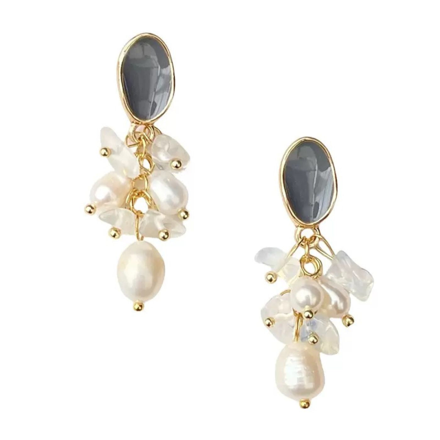 Boucles perles d’eau douce artisanales