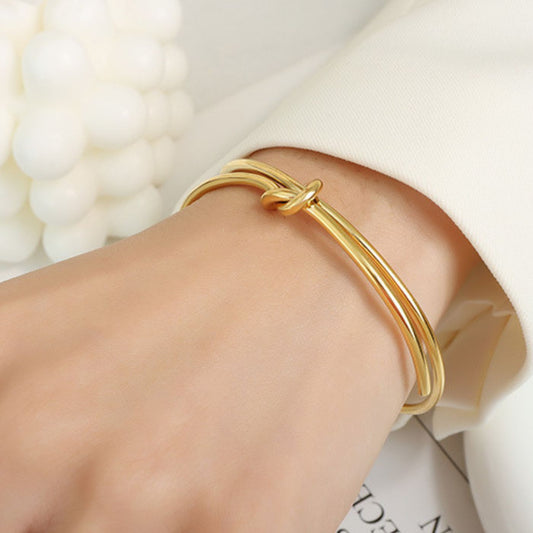 Bracelet Double Torsade