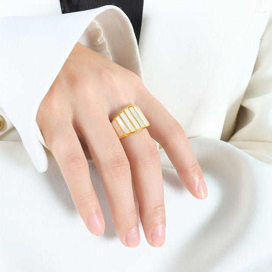 Bague Voile Nacré
